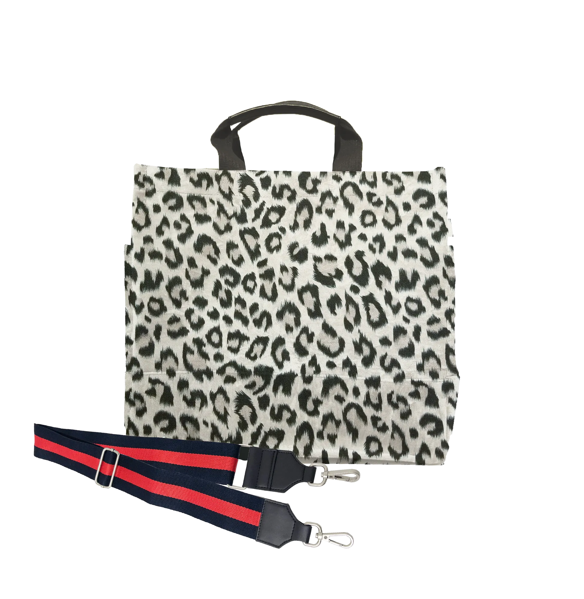 Luxe North South Bag in Leopard