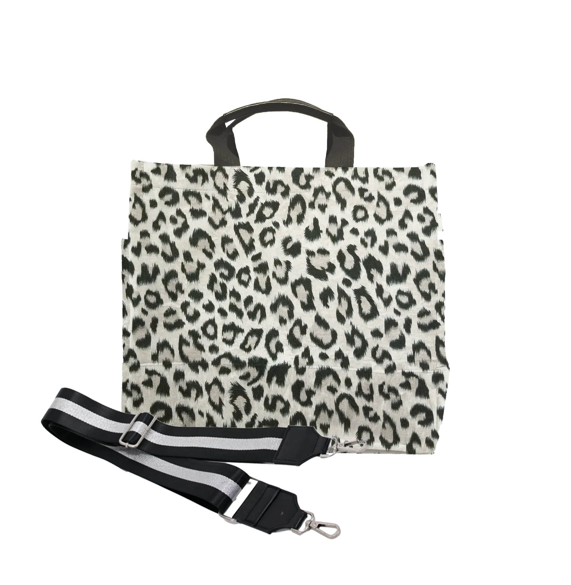 Luxe North South Bag in Leopard