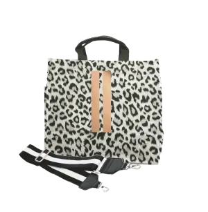 Luxe North South Bag in Leopard