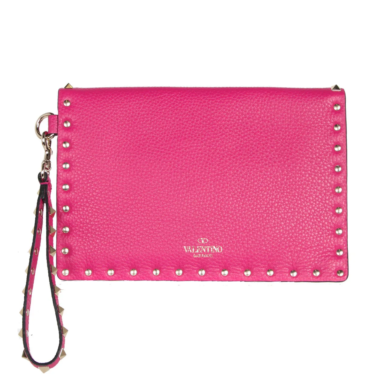 Medium Envelope Wristlet Grained, Rose Violet