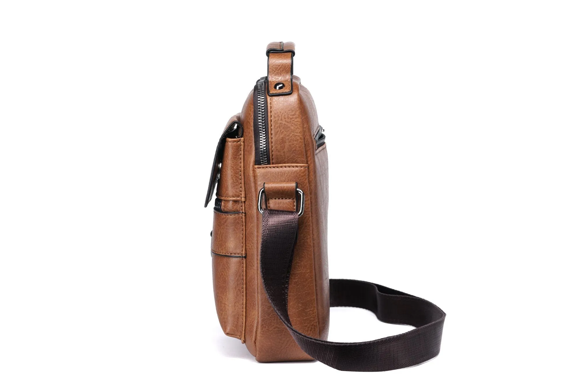 Men’s Shoulder/Satchel Bag - Chestnut (8642)