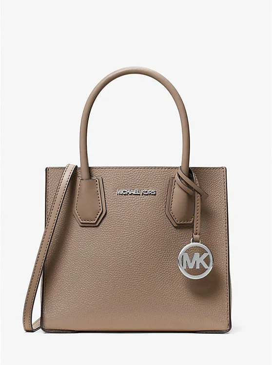 Michael Kors Mercer Medium Pebbled Leather Crossbody Bag