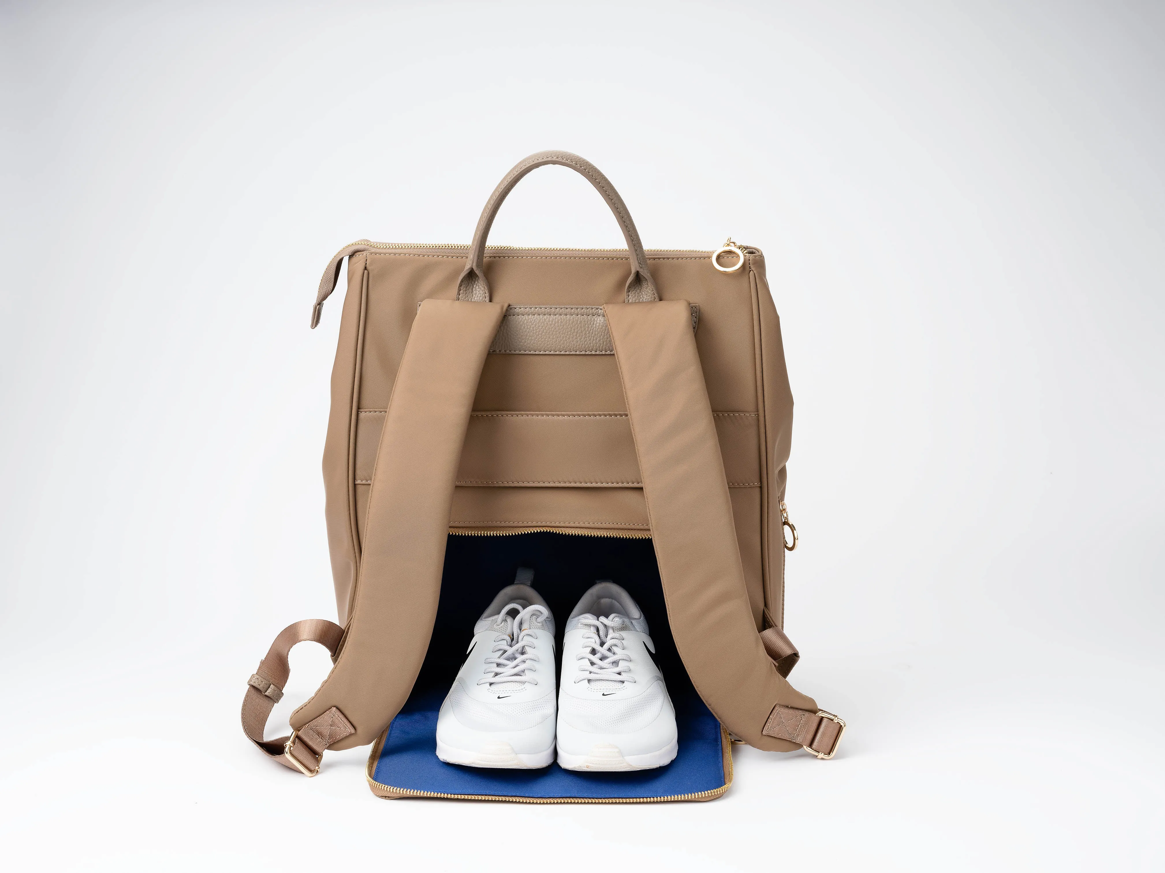 MinkeeBlue Amber Backpack with Lunch and Shoe Bag