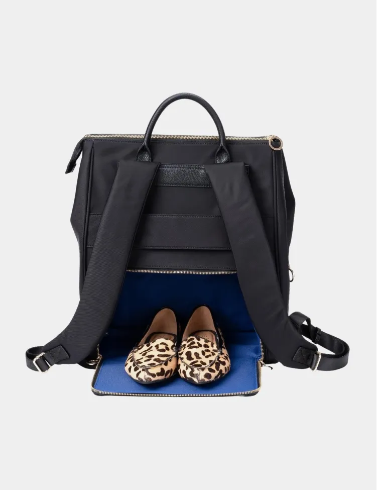 MinkeeBlue Amber Backpack with Lunch and Shoe Bag