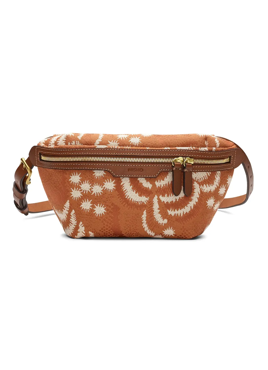 M/S BELT BAG | Palm Jacquard/Cuoio