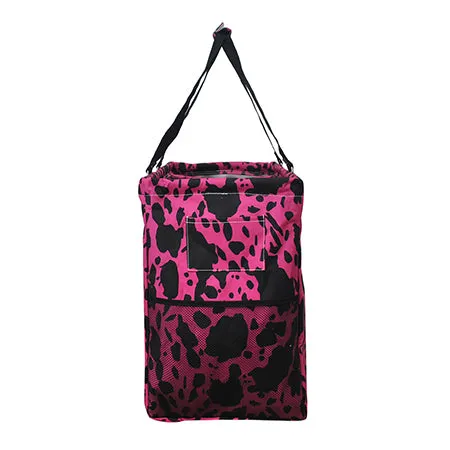 Neon Cow Hot Pink NGIL Mega Shopping Utility Tote Bag