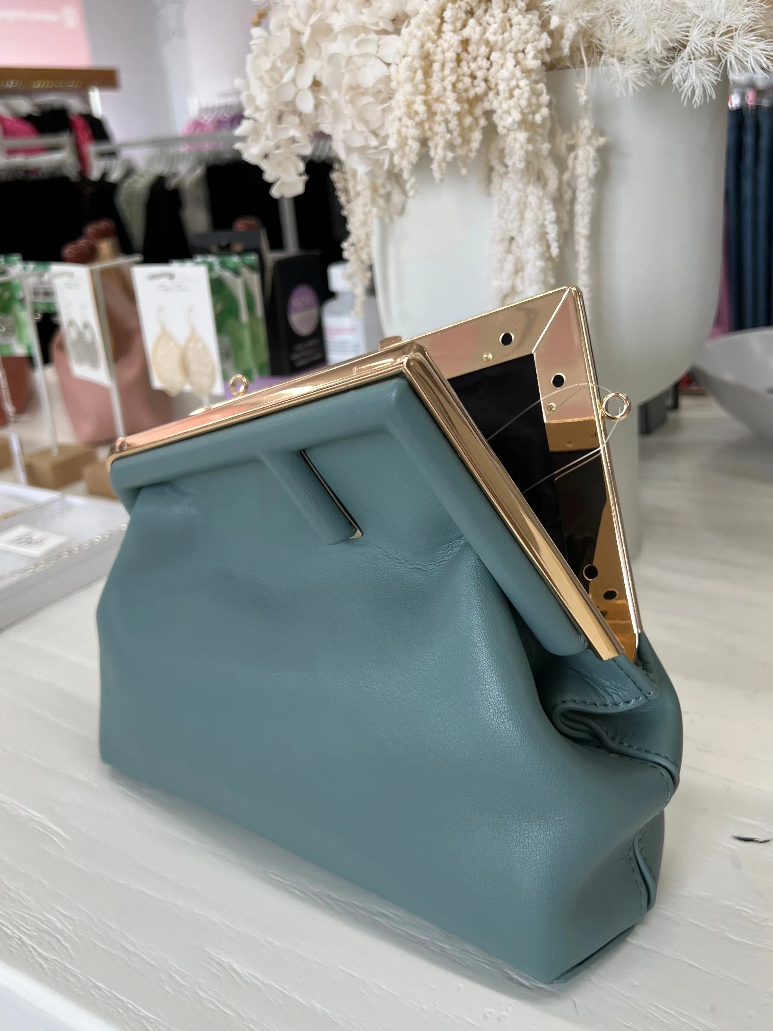 Olivia Bag / Clutch ~ Teal