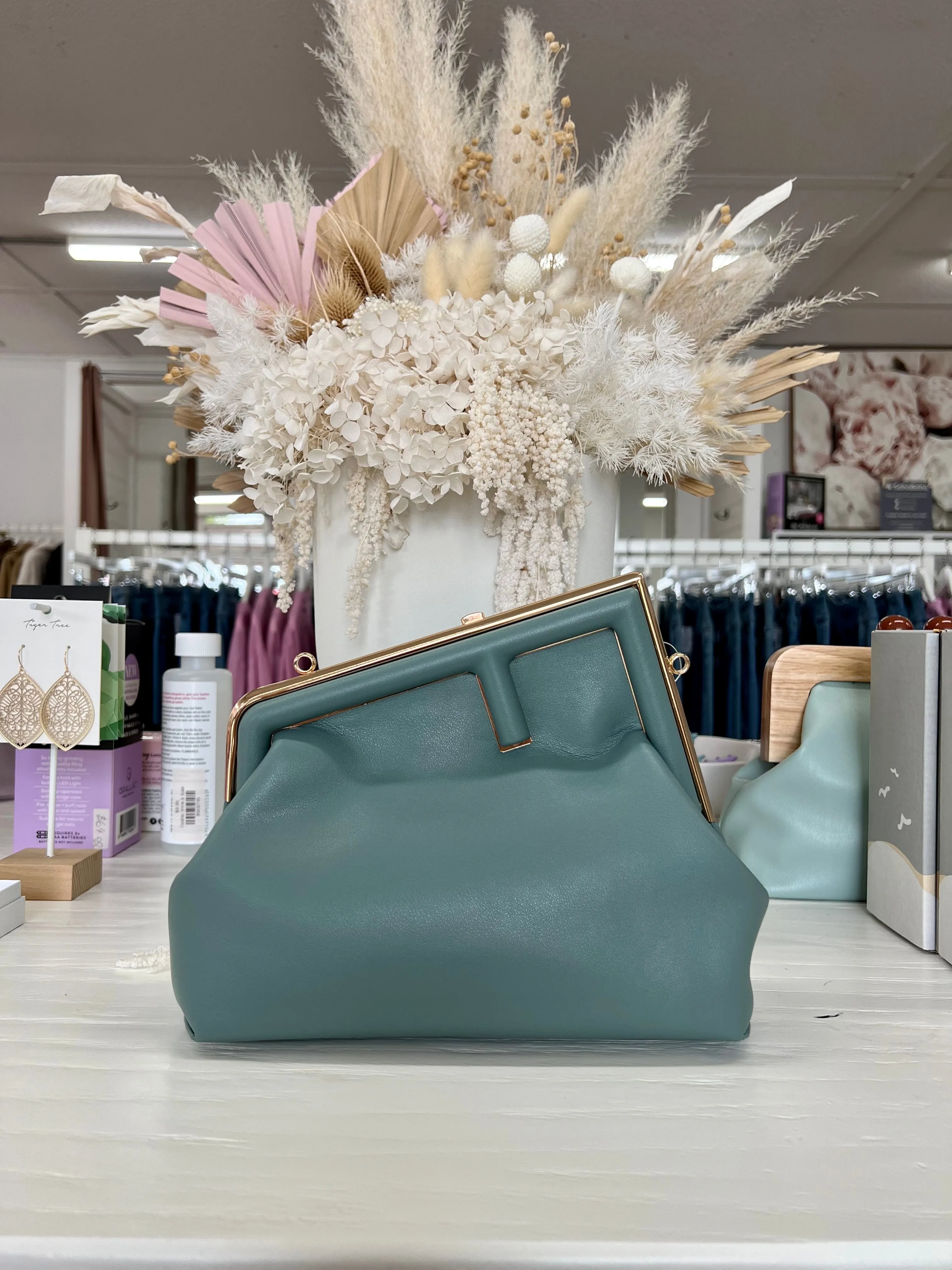 Olivia Bag / Clutch ~ Teal