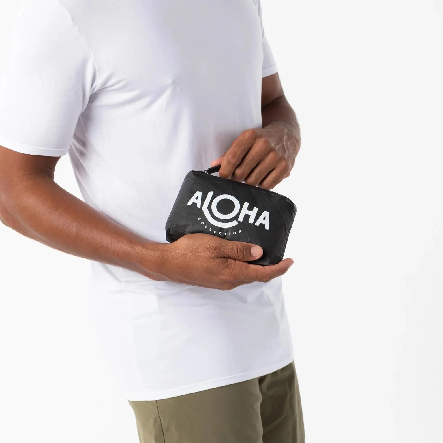 Original Aloha Mini Pouch / White & Black