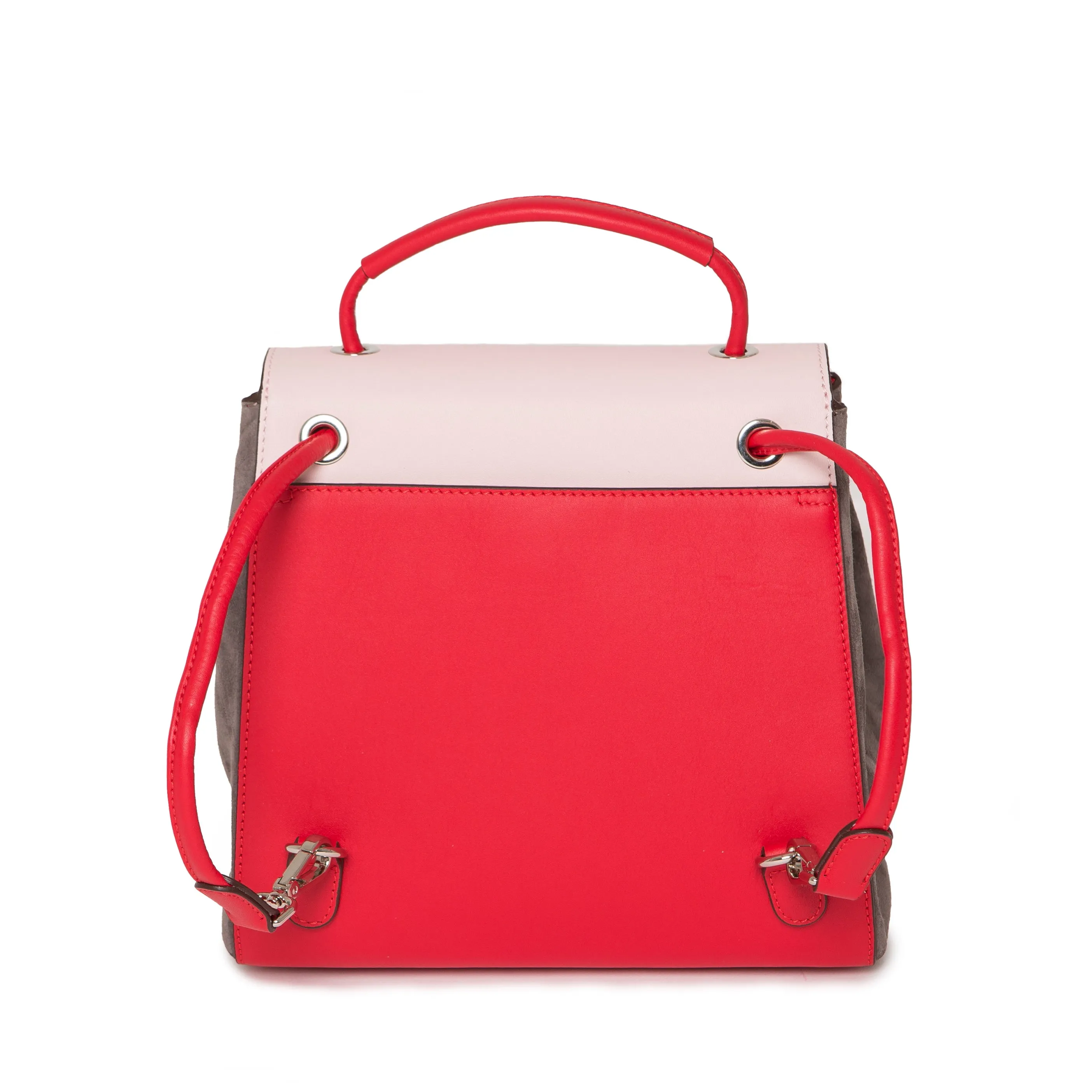 Powder Pink and Rouge Red Luna Back Pack