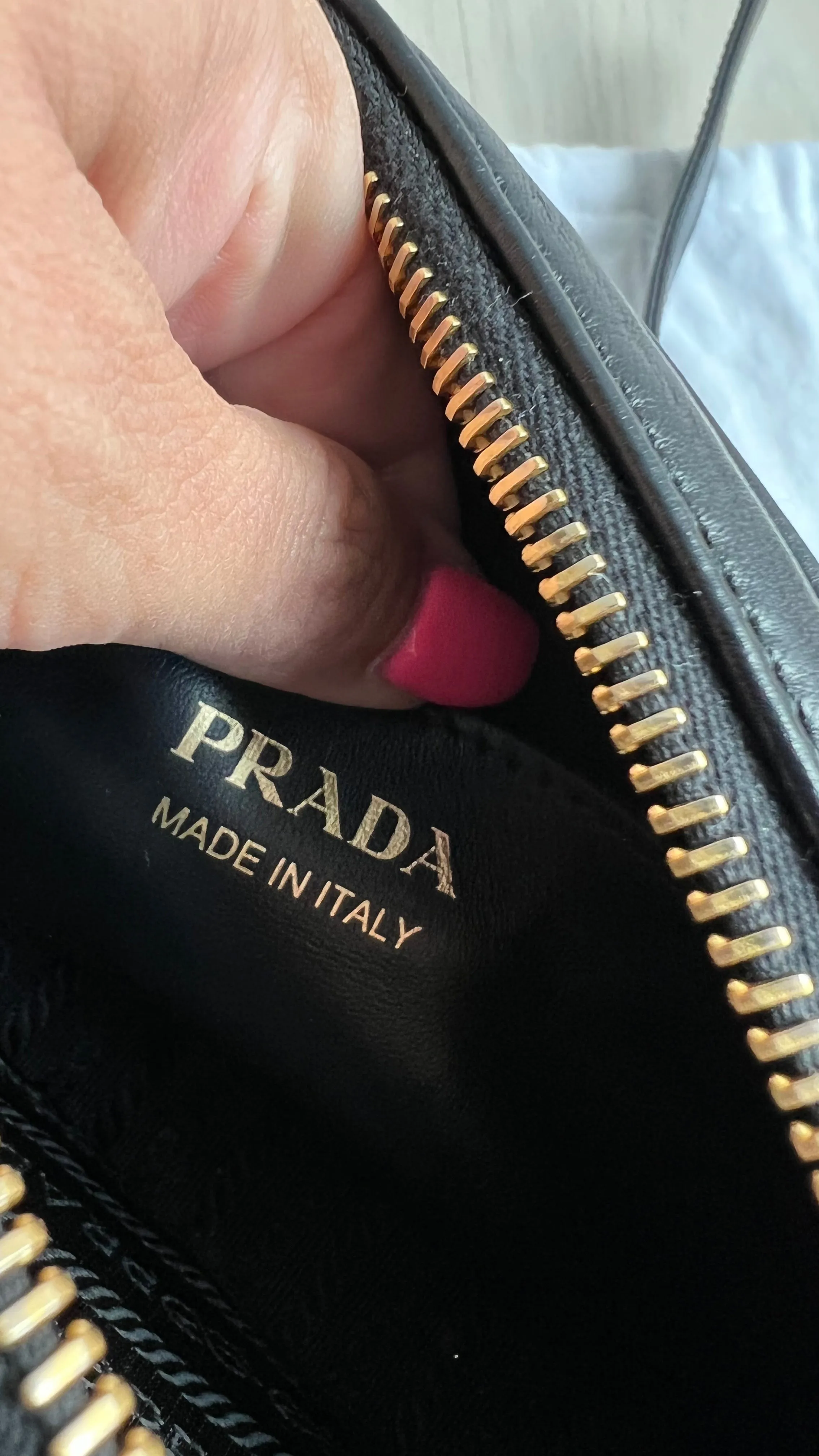 Prada Diagramme Leather Belt Bag