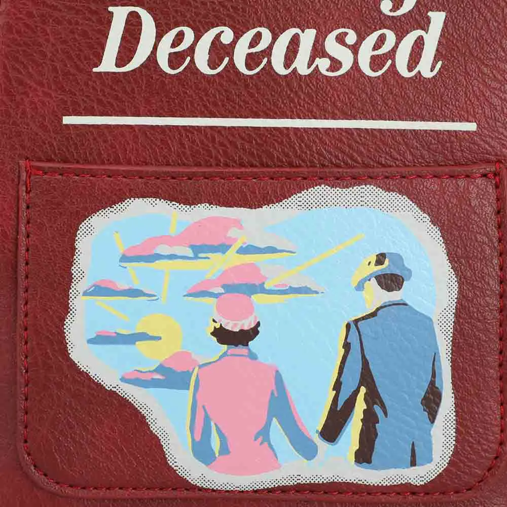 "Handbook For The Recently Deceased" Beetlejuice Wristlet Wallet Purse