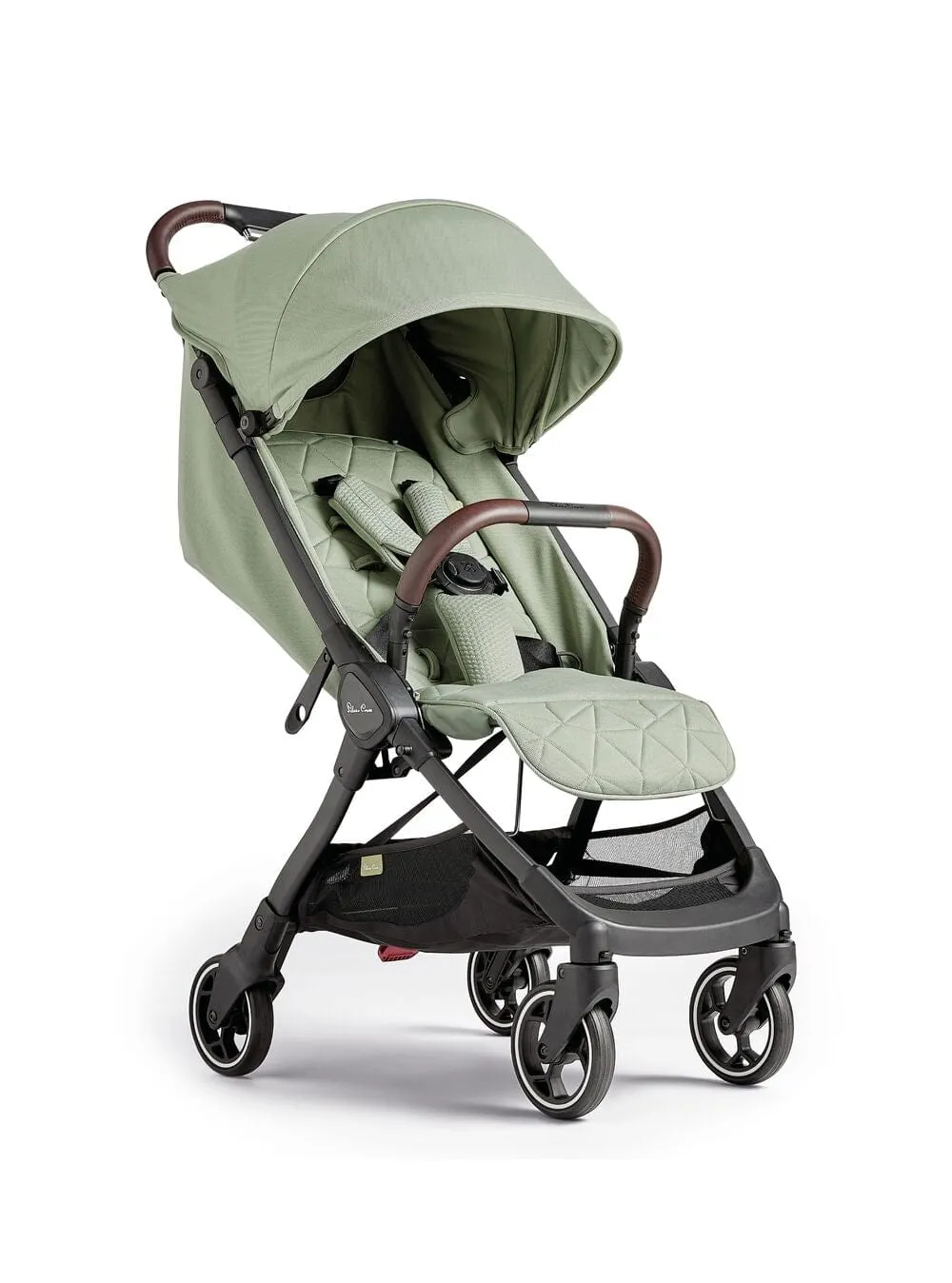 Silver Cross Clic Stroller with Snack Tray and Travel Bag - Sage