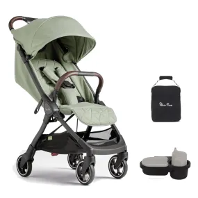 Silver Cross Clic Stroller with Snack Tray and Travel Bag - Sage