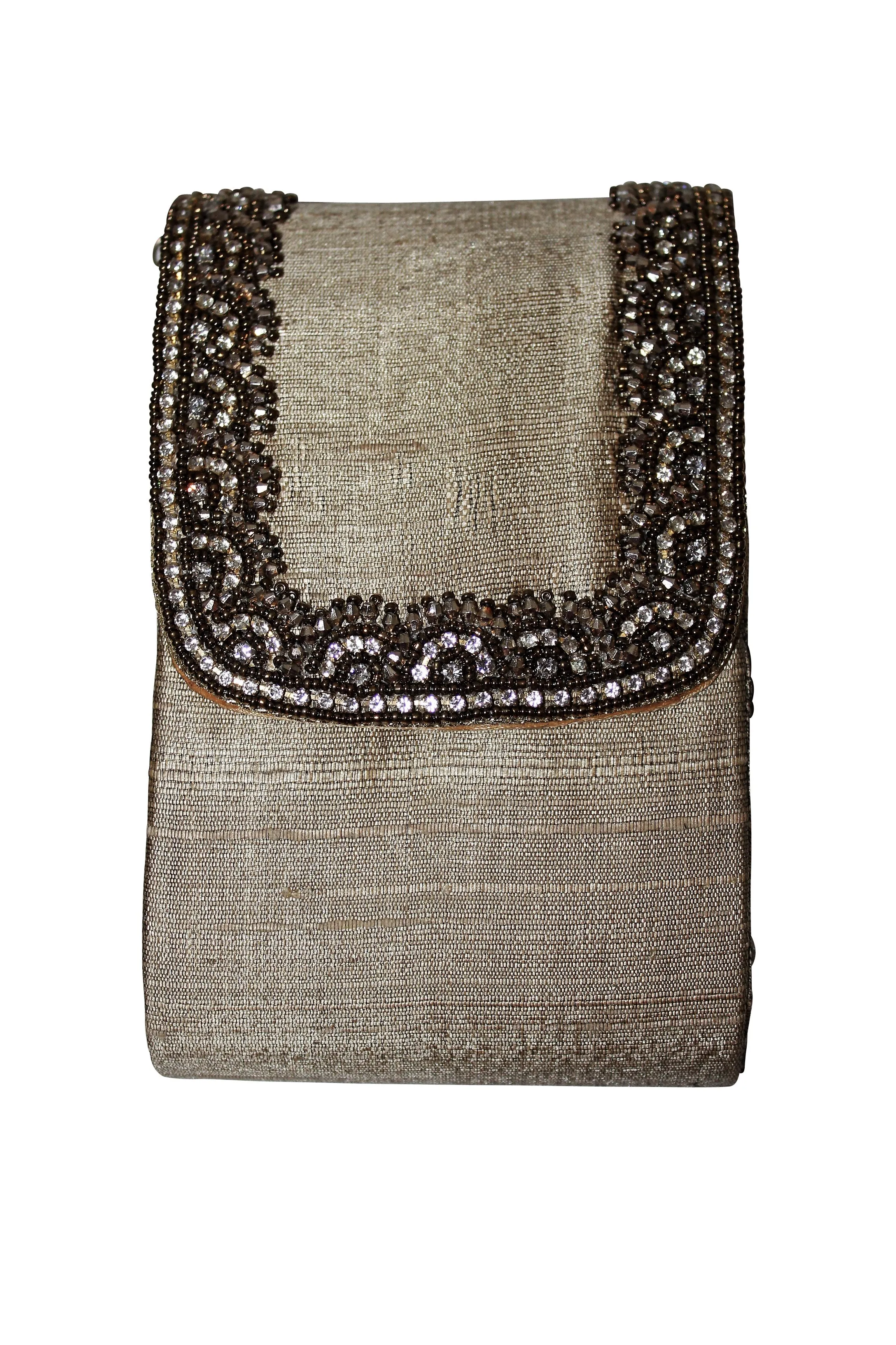 Small Beaded Clutch Bag