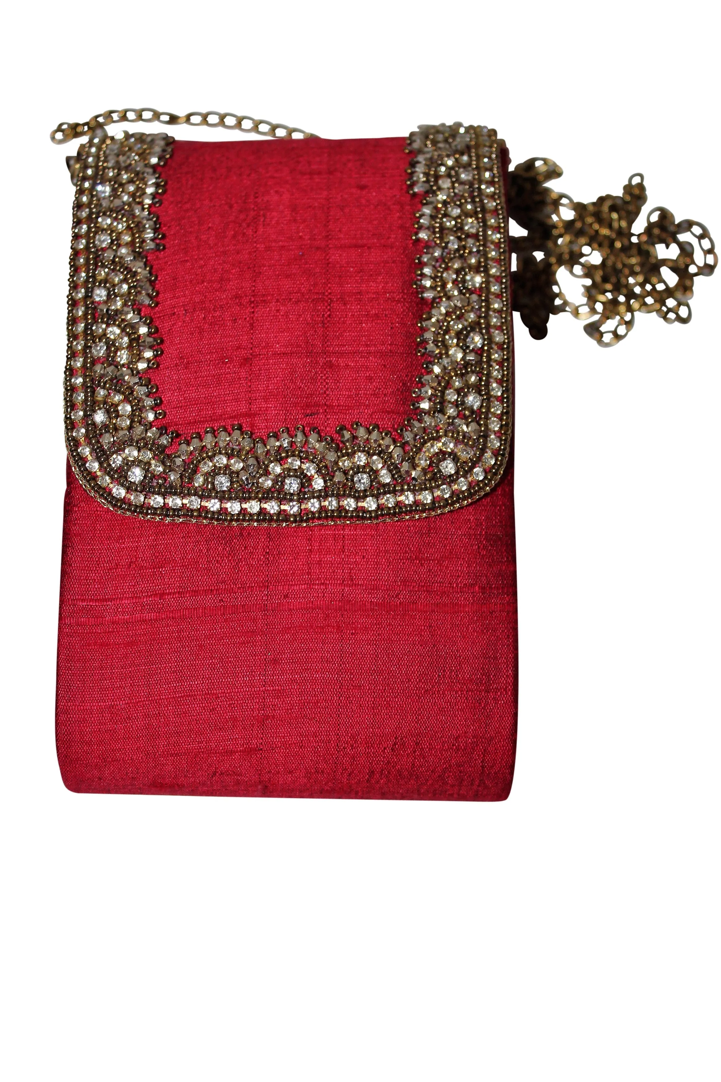 Small Beaded Clutch Bag