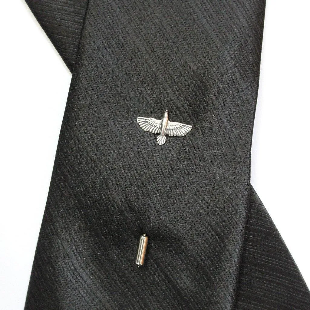 Soaring Raven in Flight Ascot Stickpin