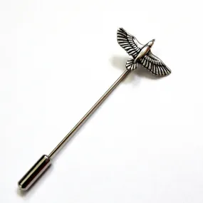 Soaring Raven in Flight Ascot Stickpin