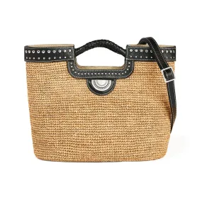 South Hampton Straw Hand Held Tote