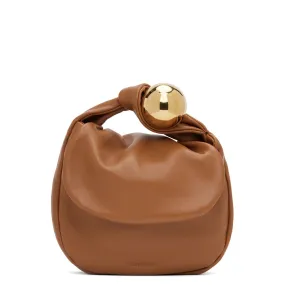 Sphere Pouch Leather, Tan (G)