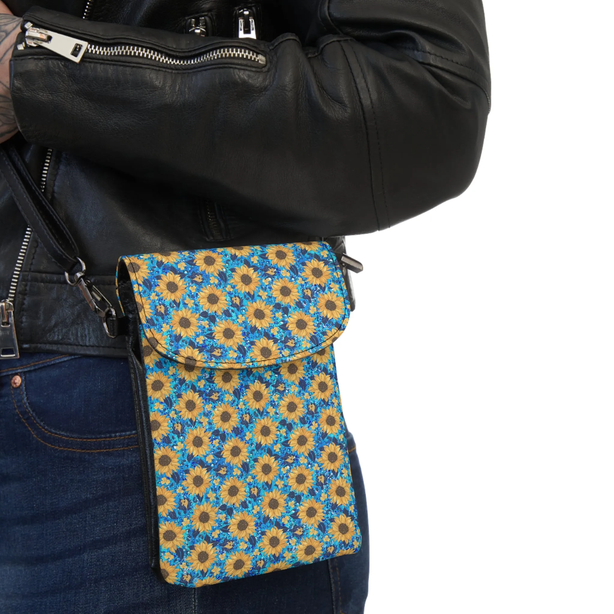 Sunflower Crossbody Phone Bag