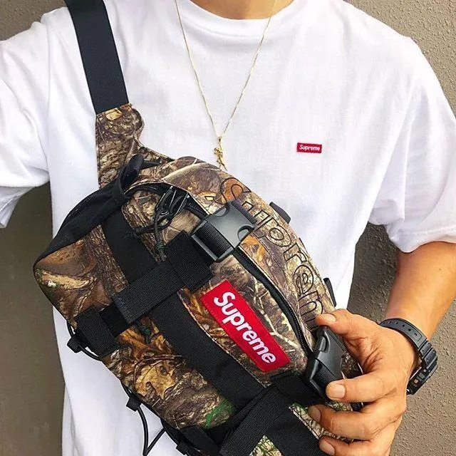 Supreme Waist Belt Bag Real Tree Camo