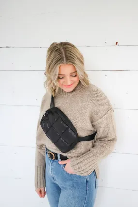 The Drew Puffer Belt Bag