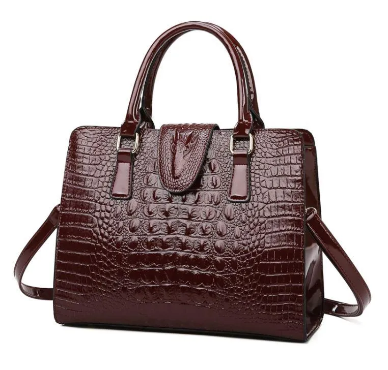 The Lily Bag - Croc Pattern