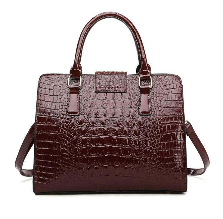 The Lily Bag - Croc Pattern