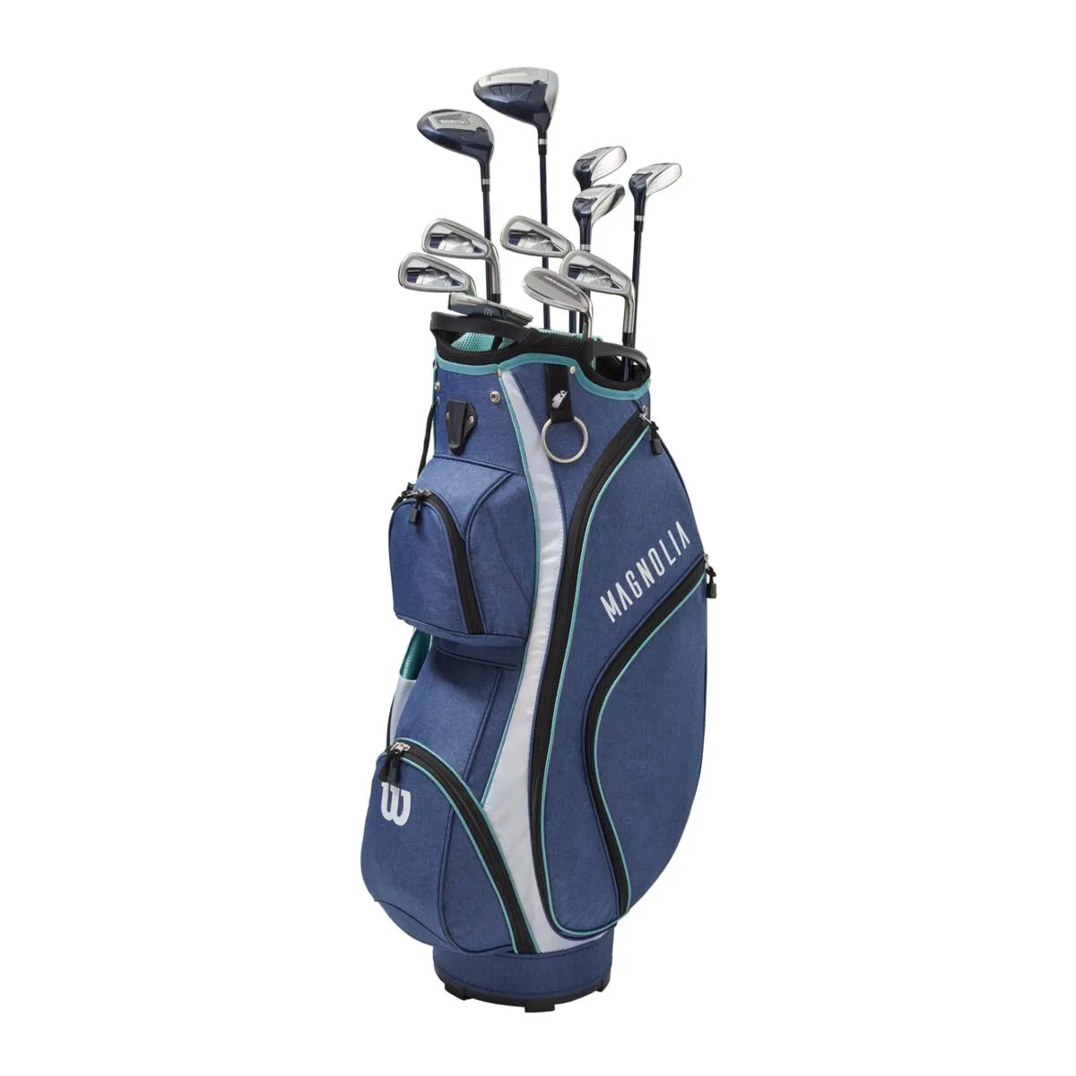 Wilson Ladies Magnolia Navy Aqua Complete Golf Box Set