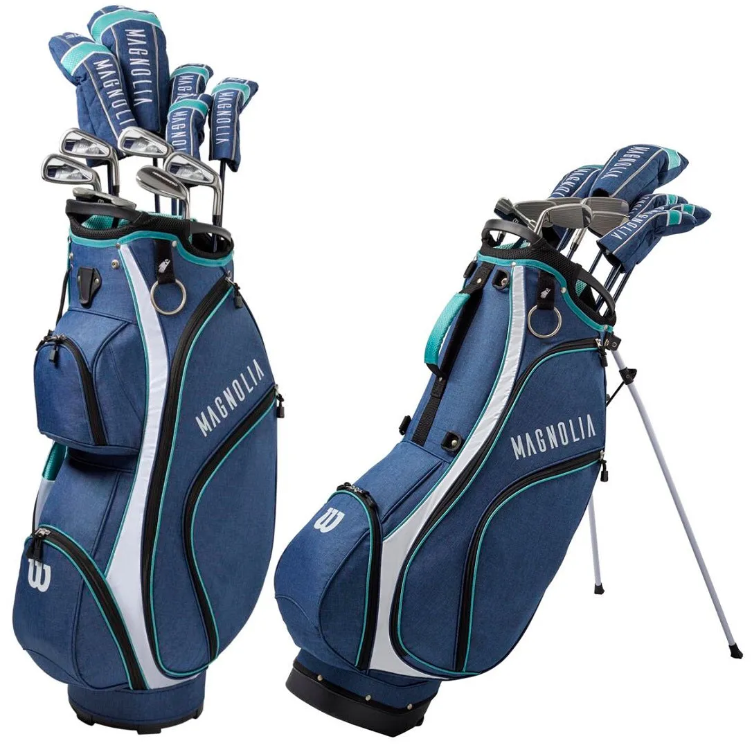 Wilson Ladies Magnolia Navy Aqua Complete Golf Box Set